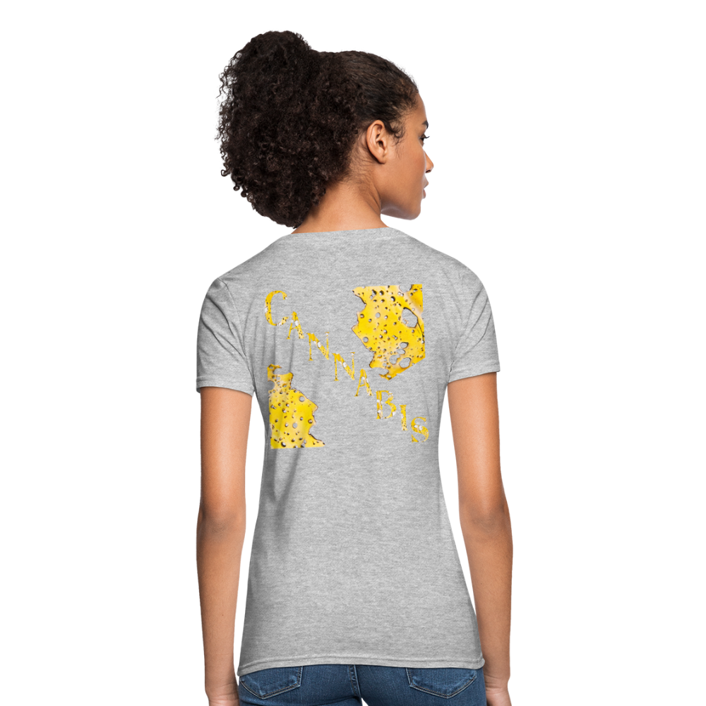 Dabbing On E'M Ladies T-Shirt - heather gray