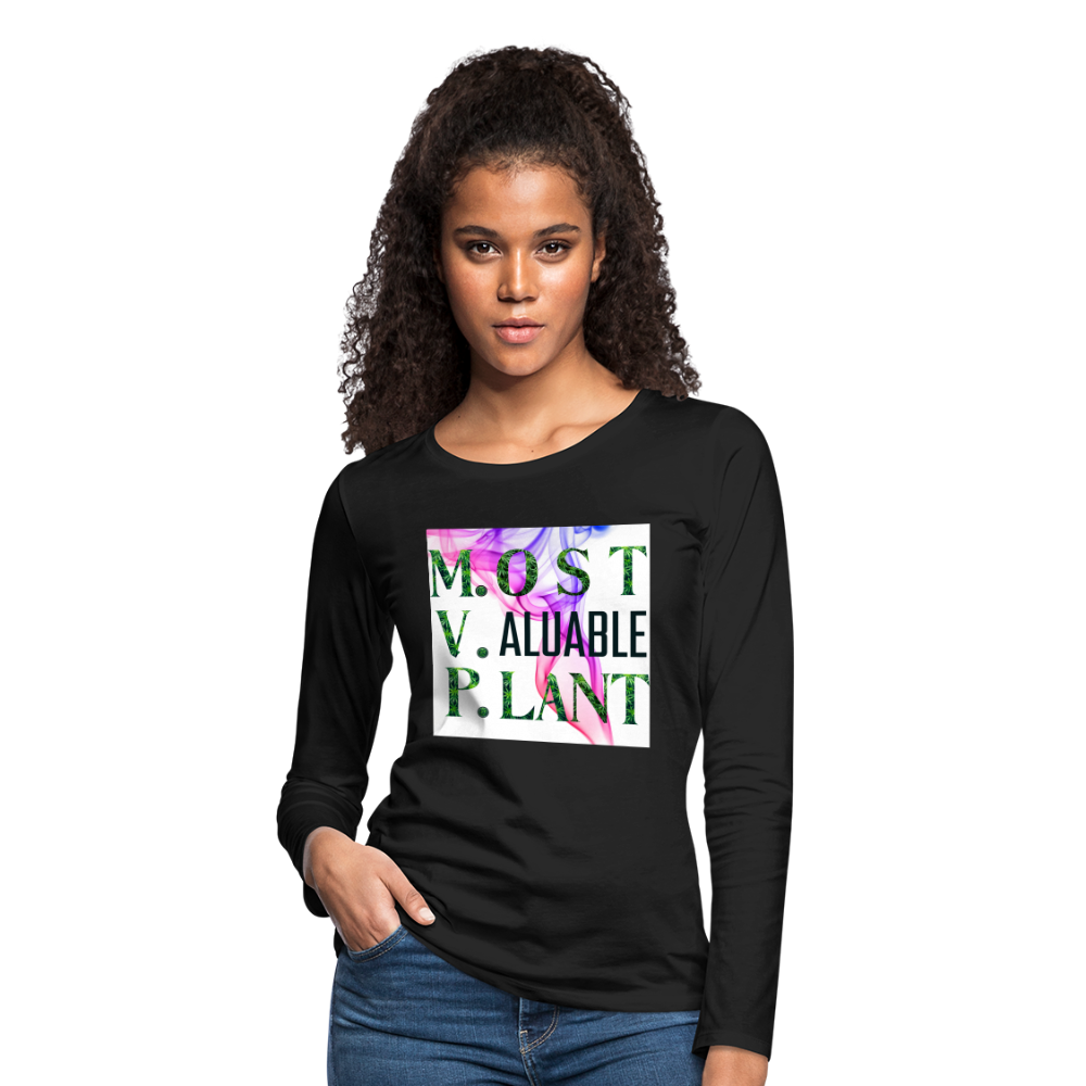 Most Valuable Ladies Long Sleeve T-Shirt - black