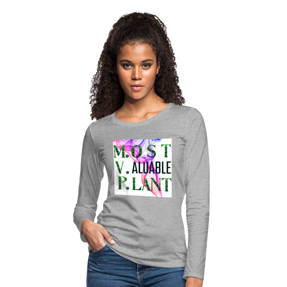 Most Valuable Ladies Long Sleeve T-Shirt - heather gray