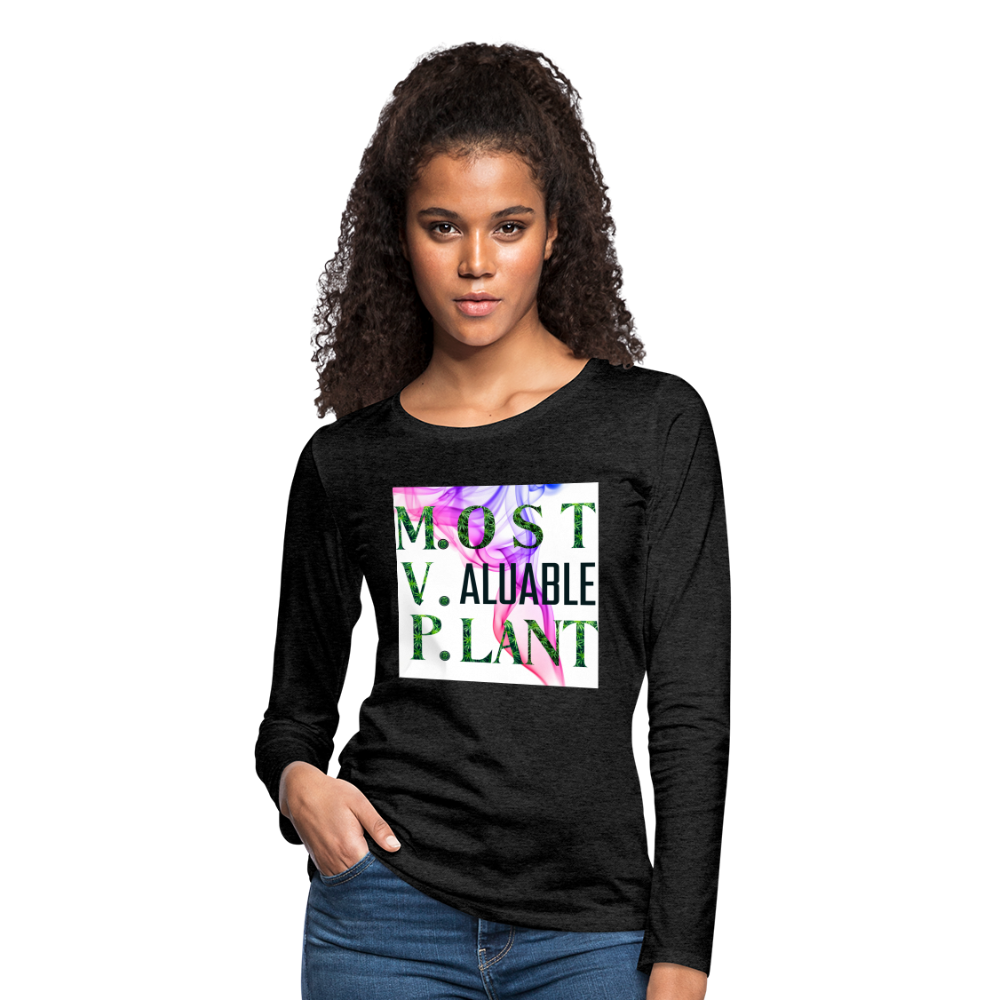 Most Valuable Ladies Long Sleeve T-Shirt - charcoal grey