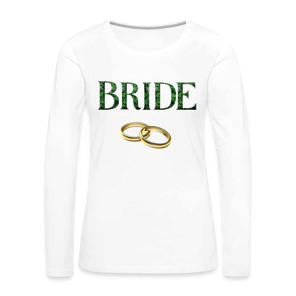 Women's Premium Long Sleeve T-Shirt - white