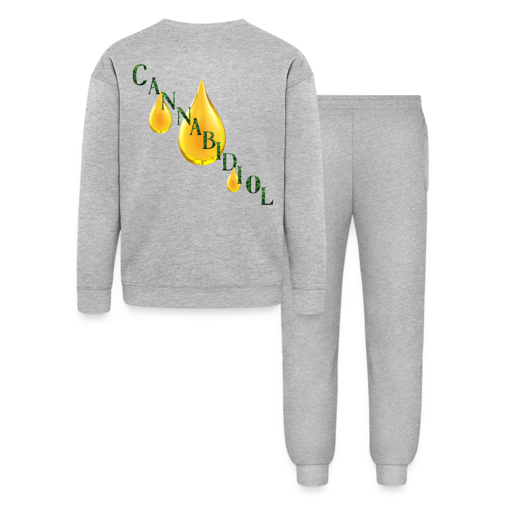 CBD For Anxiety Lounge Wear Set - heather gray