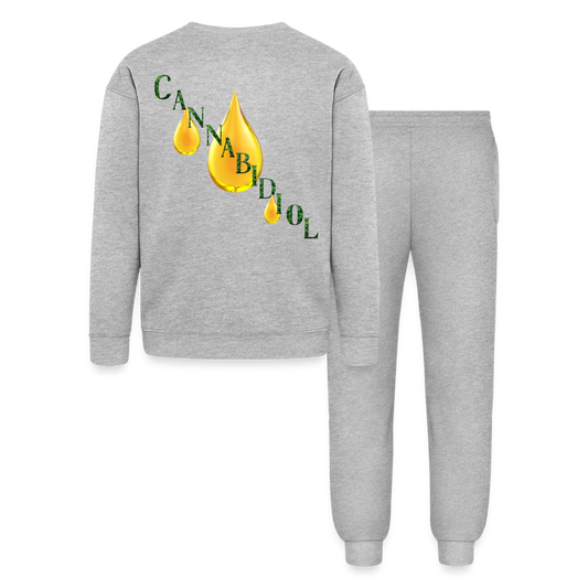 CBD For Anxiety Lounge Wear Set - heather gray