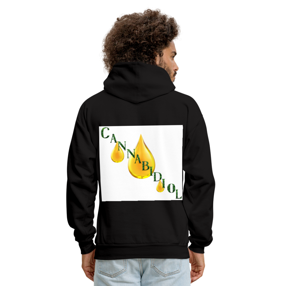 CBD For Chronic Pain Men's Hoodie - black