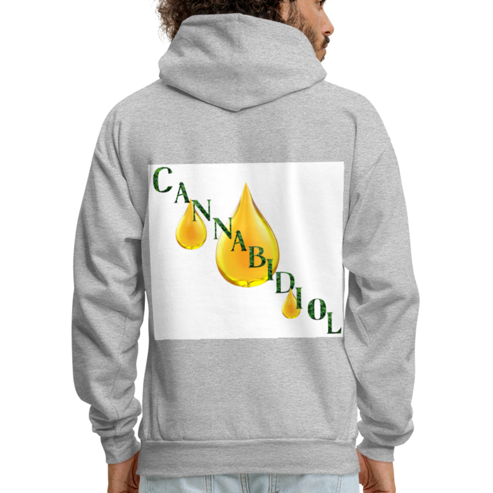 CBD For Chronic Pain Men's Hoodie - heather gray
