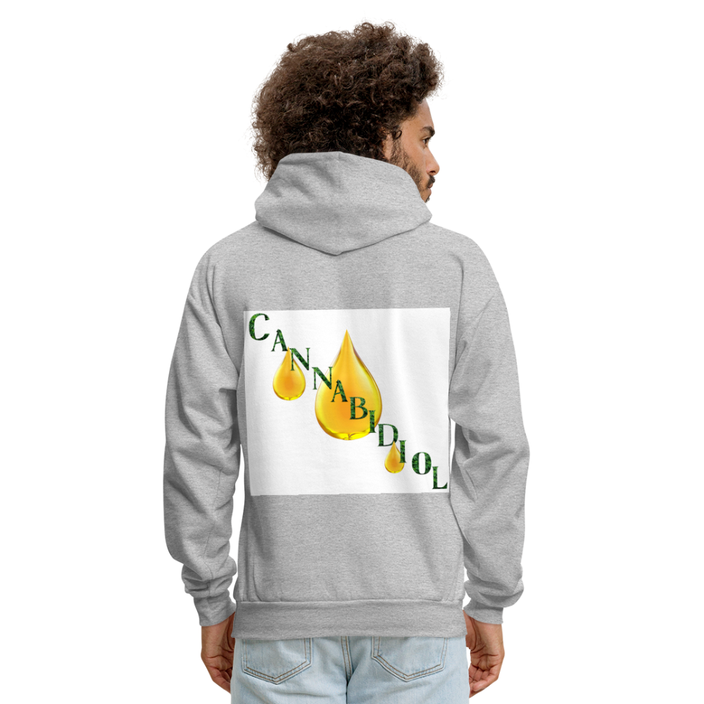 CBD For Chronic Pain Men's Hoodie - heather gray