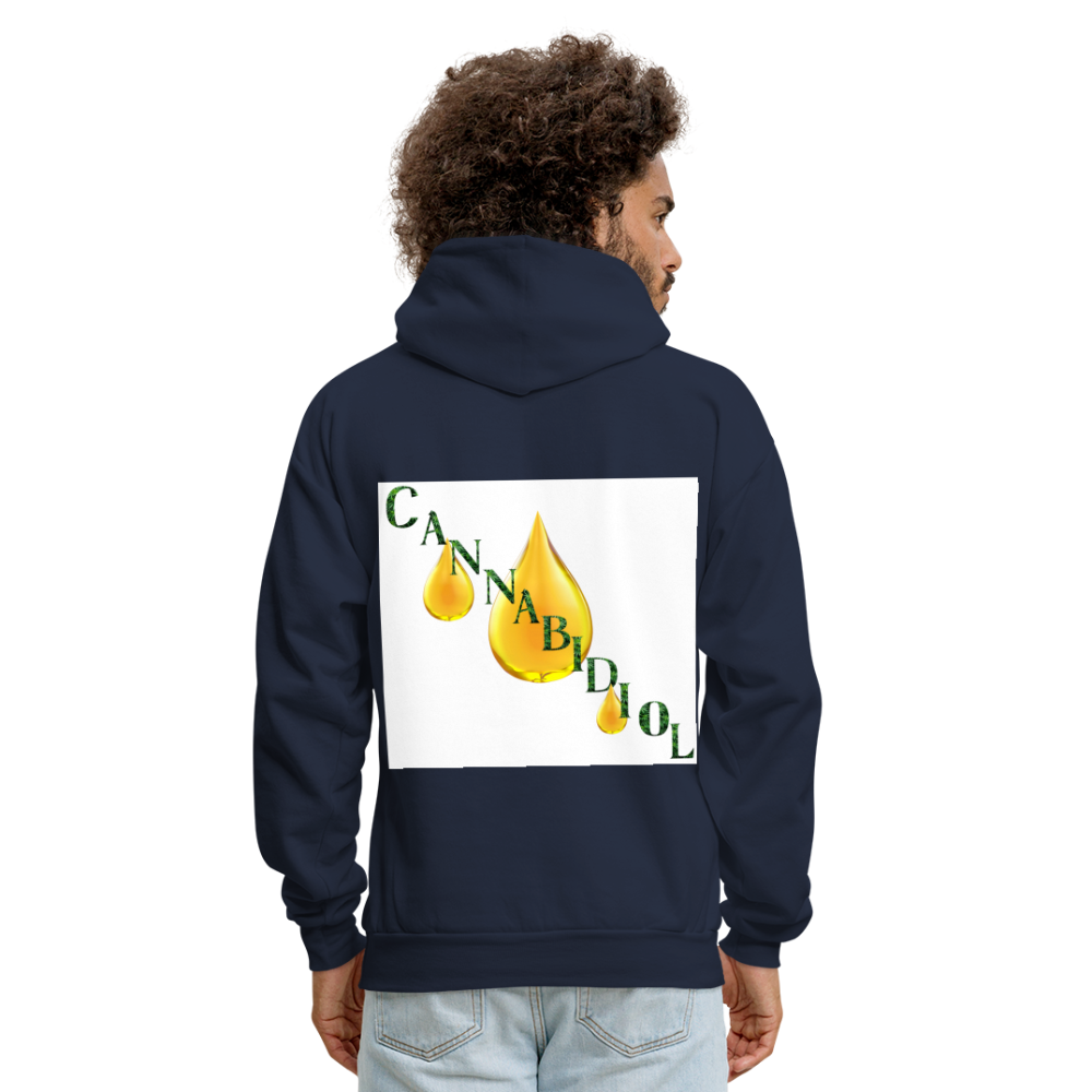 CBD For Chronic Pain Men's Hoodie - navy