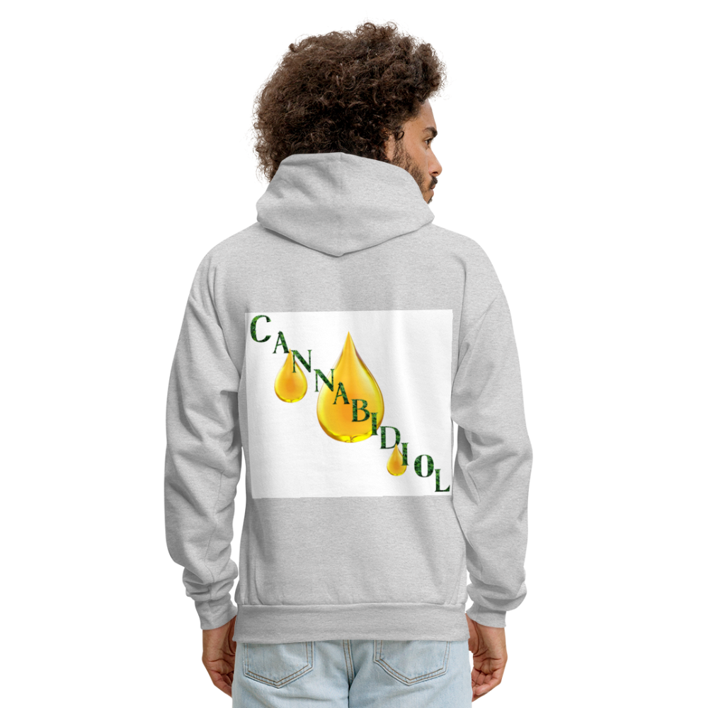CBD For Chronic Pain Men's Hoodie - ash 