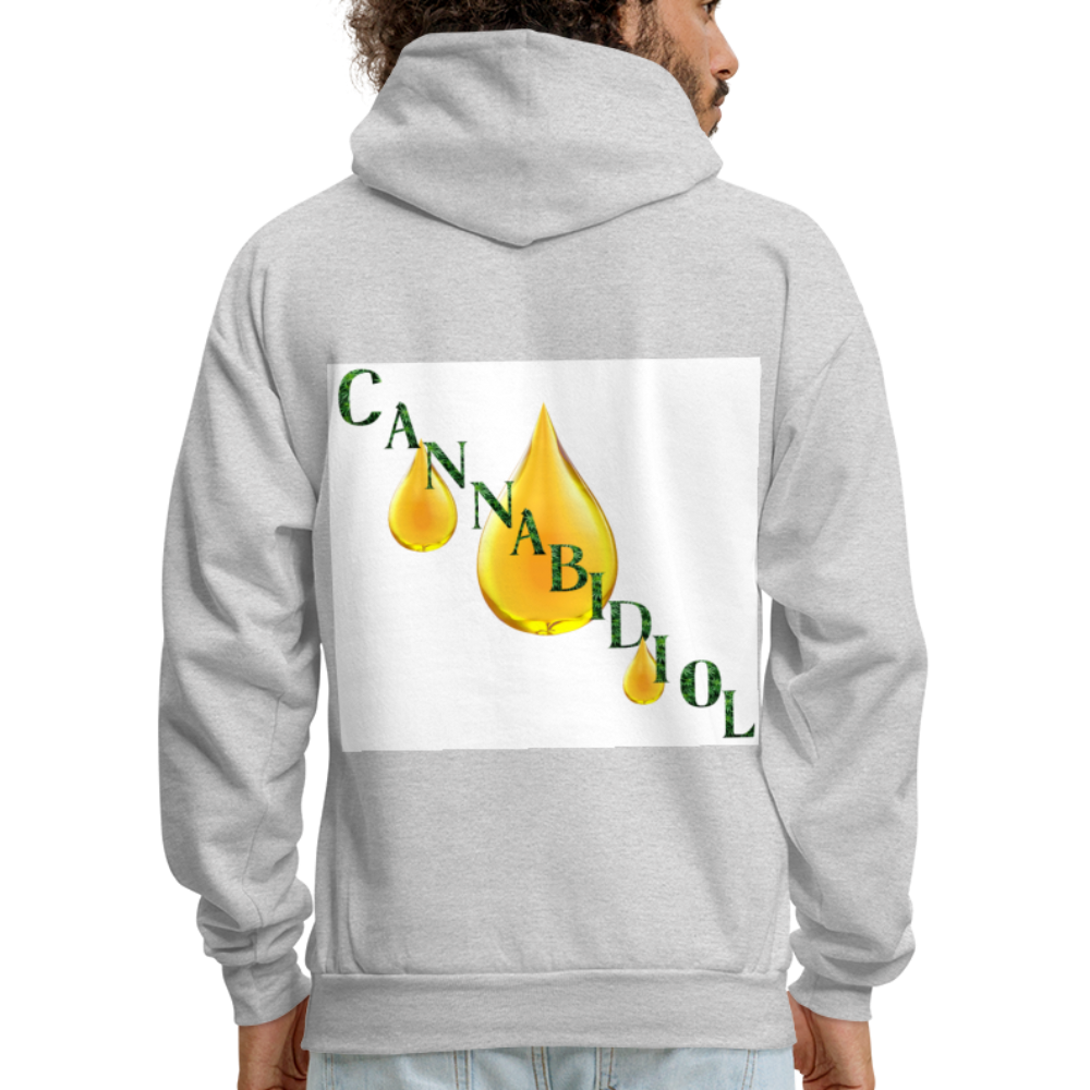 CBD For Chronic Pain Men's Hoodie - ash 