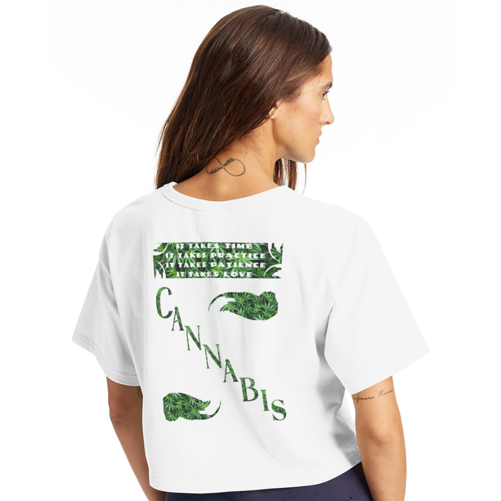 Champion Women’s Cropped T-Shirt - white