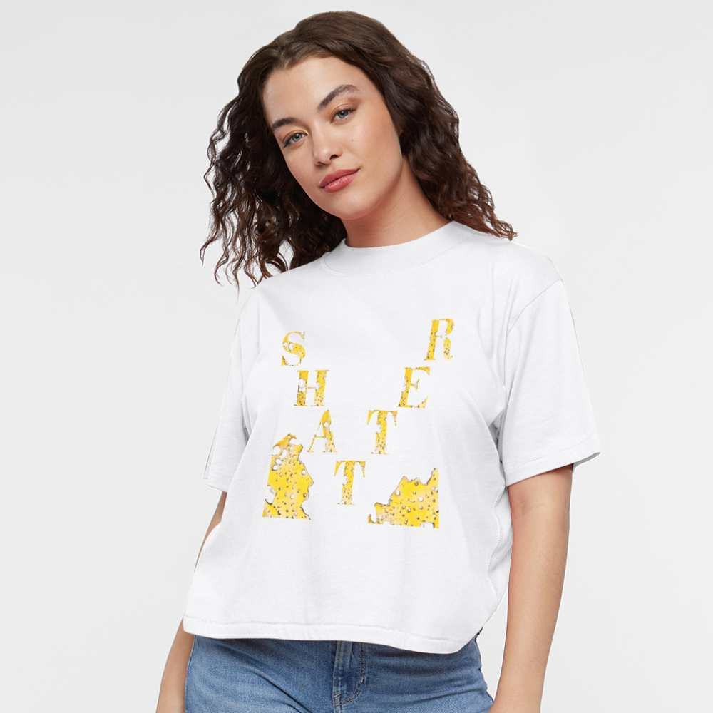 Women's Boxy Tee - white