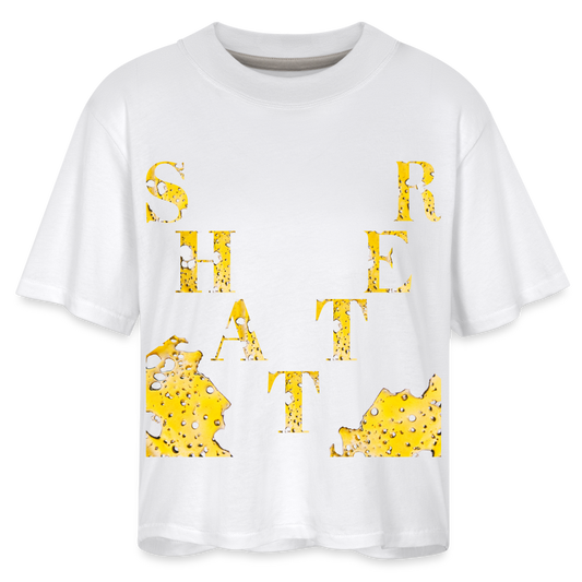 Women's Boxy Tee - white