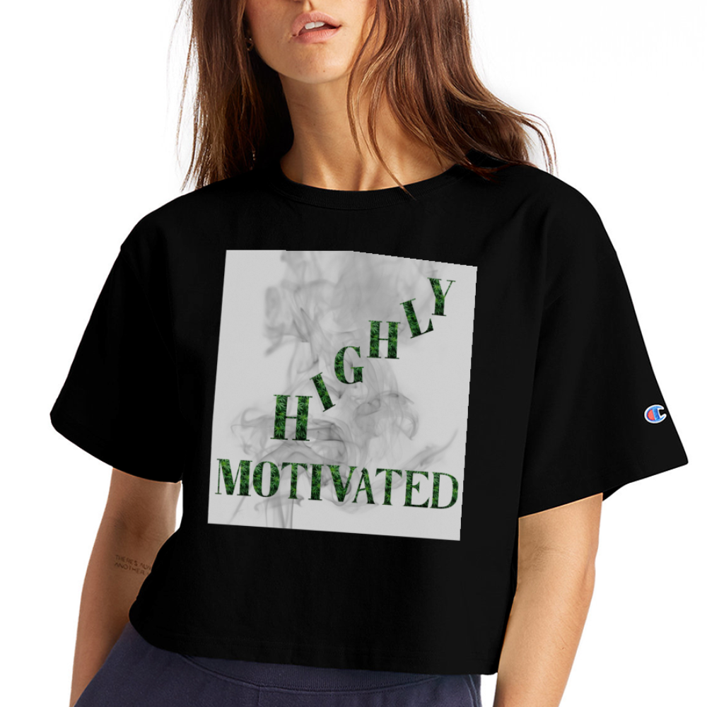 Champion Women’s Cropped T-Shirt - black