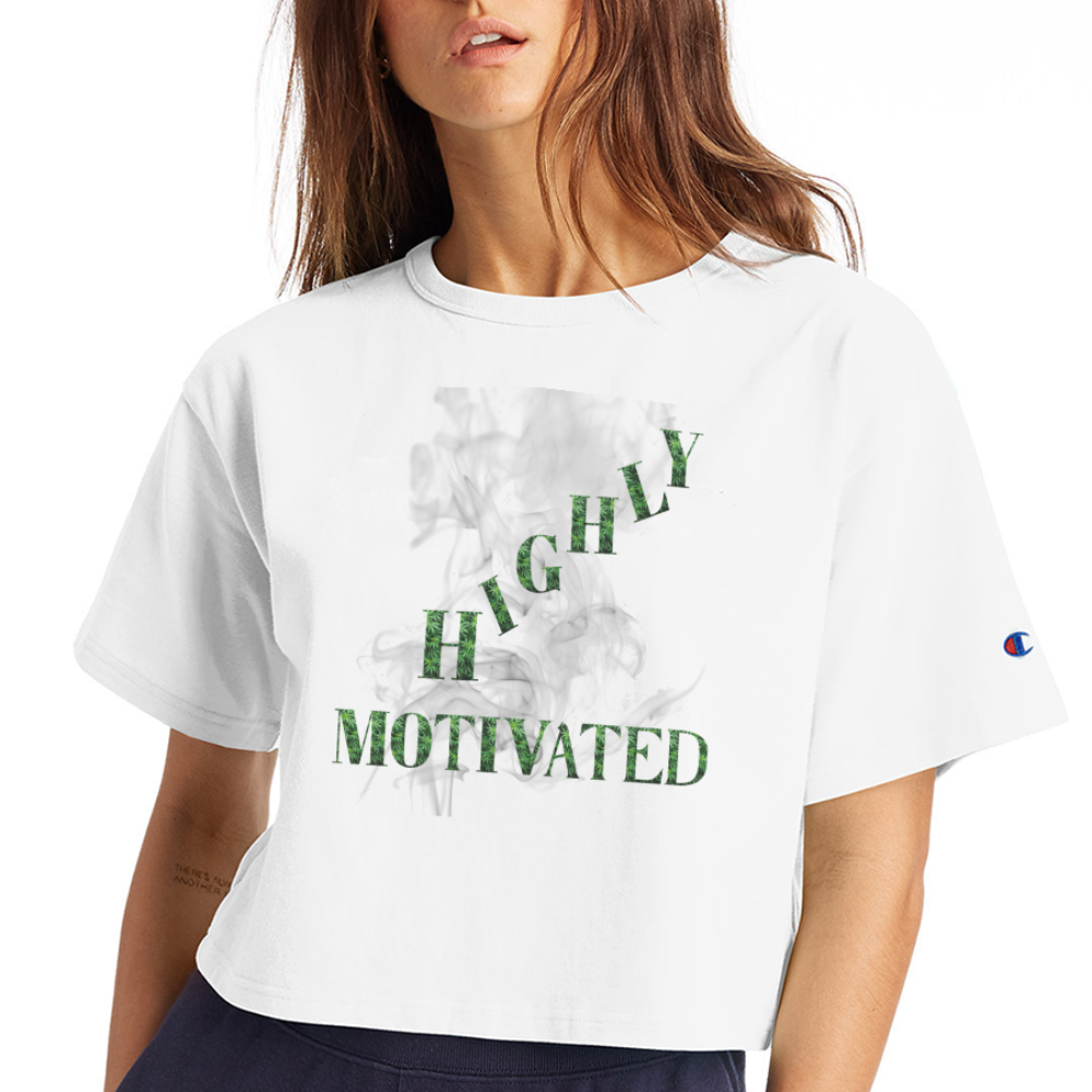 Champion Women’s Cropped T-Shirt - white