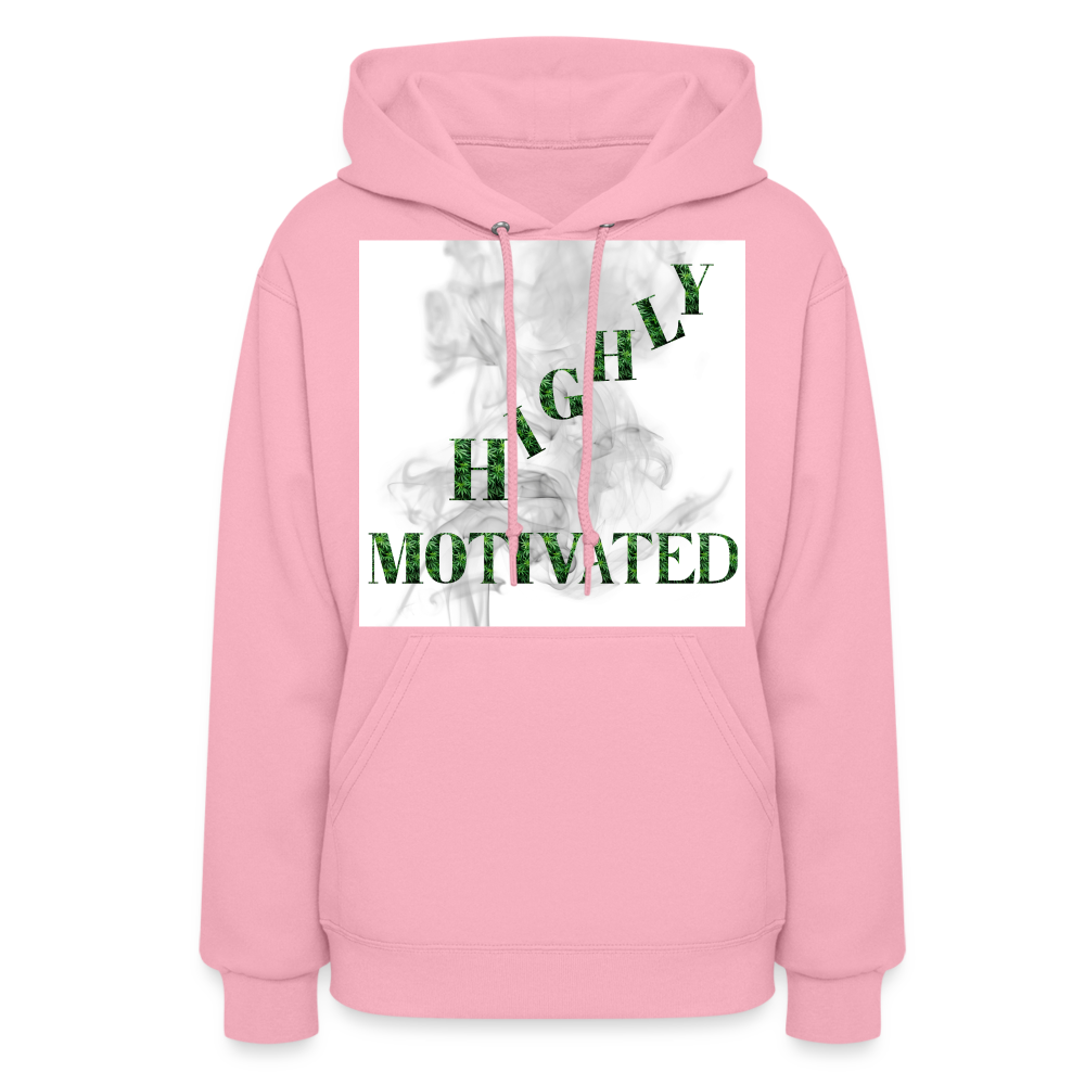 Highly Motivated Cannabis Hoodie - classic pink
