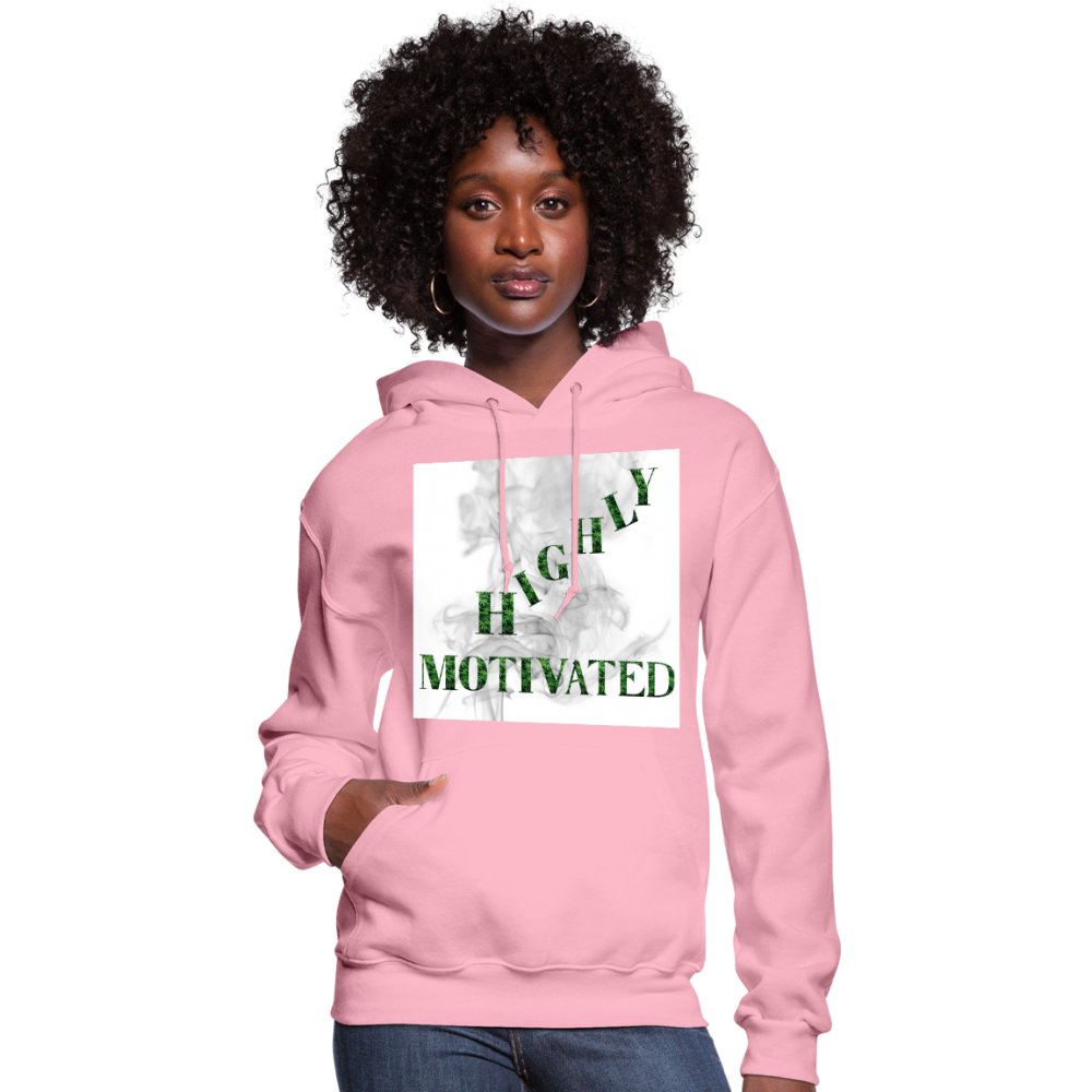 Highly Motivated Cannabis Hoodie - classic pink