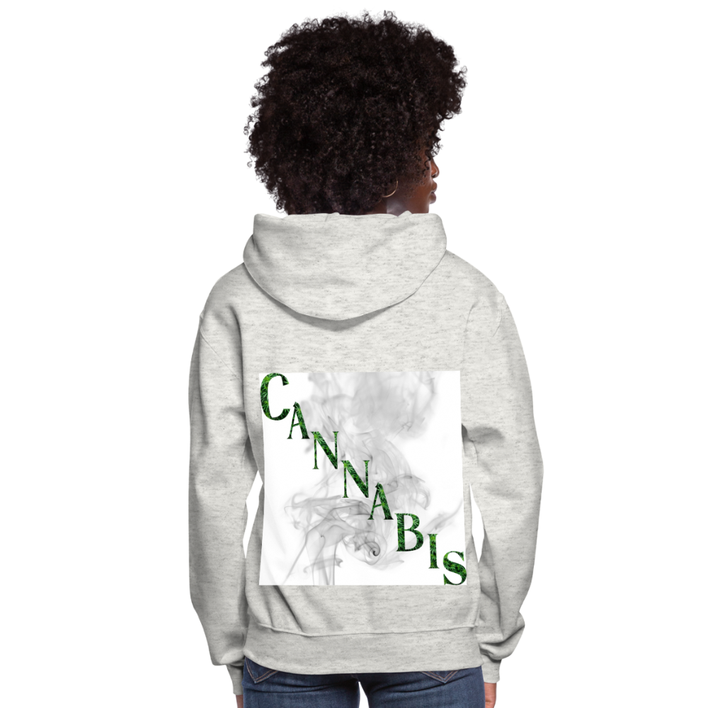 Highly Motivated Cannabis Hoodie - heather oatmeal