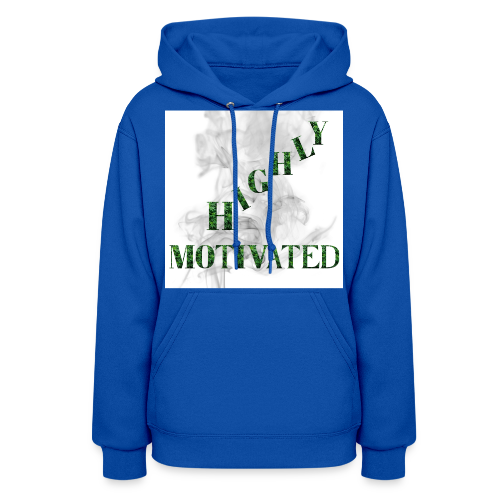 Highly Motivated Cannabis Hoodie - royal blue
