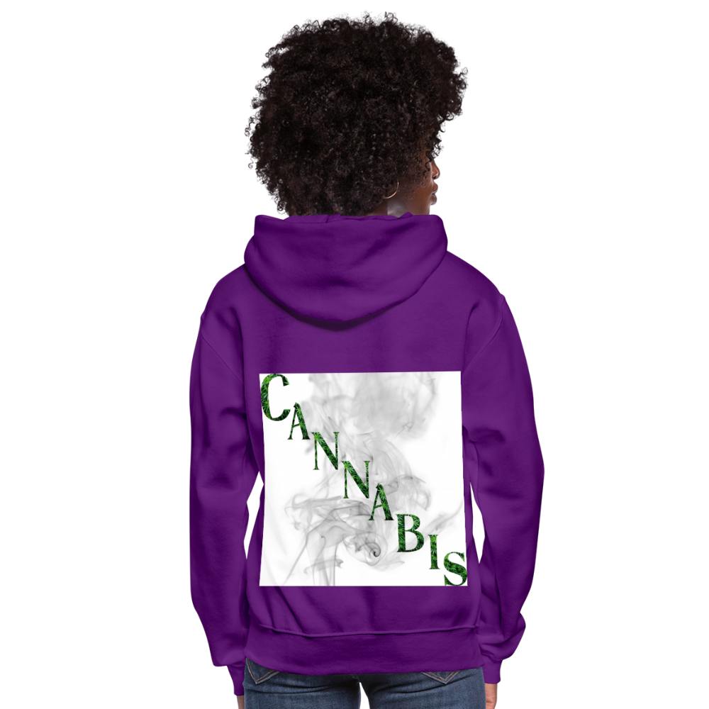Highly Motivated Cannabis Hoodie - purple