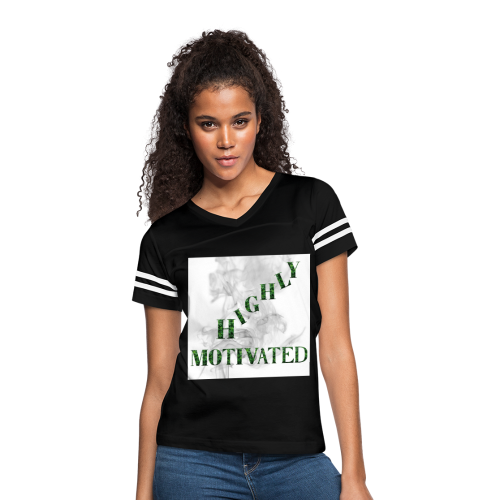 Women’s Vintage Sport T-Shirt - black/white