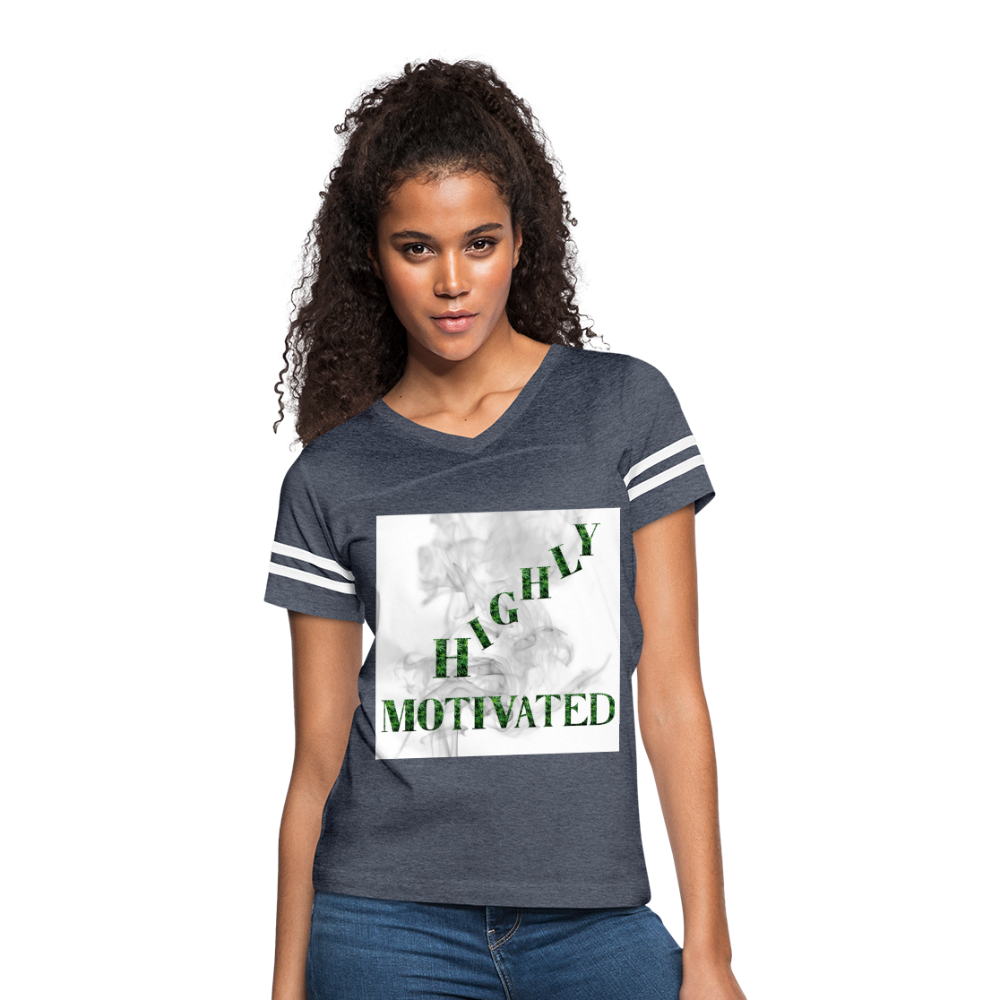 Women’s Vintage Sport T-Shirt - vintage navy/white