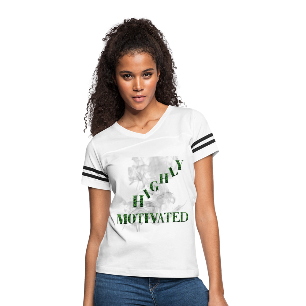 Women’s Vintage Sport T-Shirt - white/black