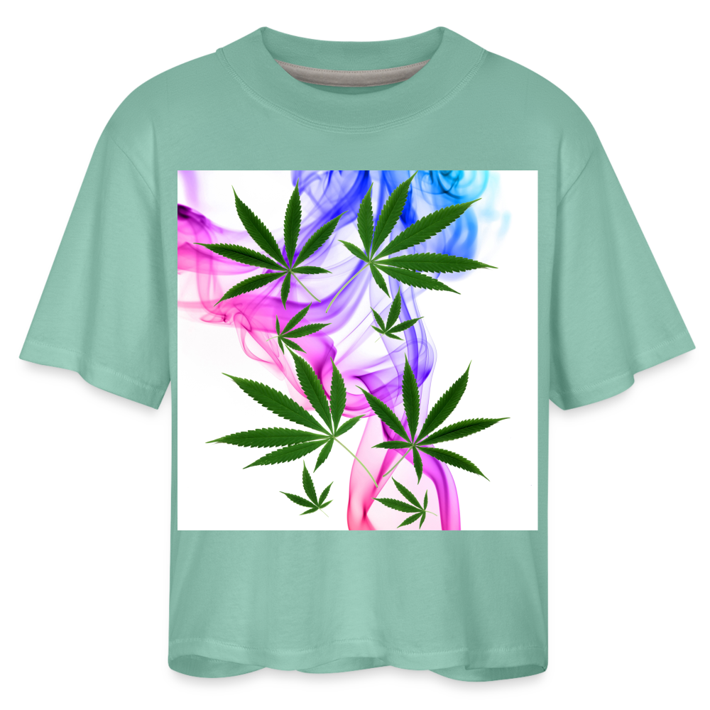 Women's Boxy Tee - saltwater