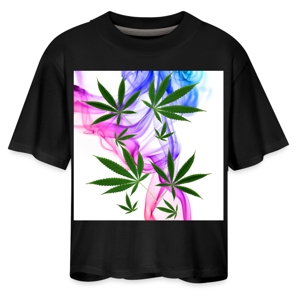 Women's Boxy Tee - black