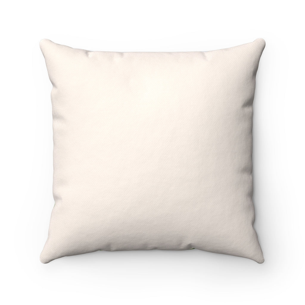 CannaBloom Cannabis Polyester Square Pillow