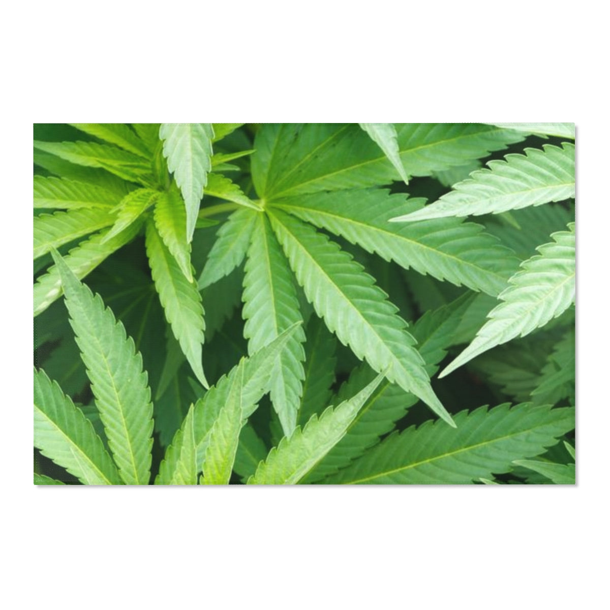 That Green Cannabis Area Rugs