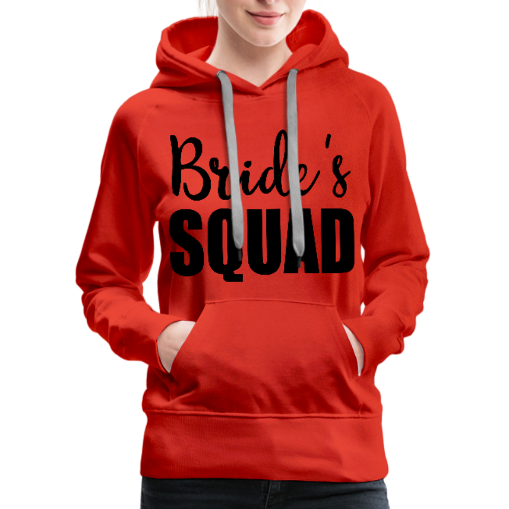 Bride Squad Women’s Premium Hoodie - red