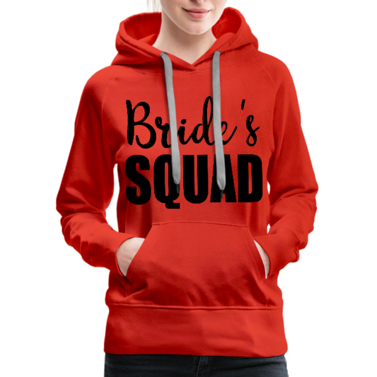 Bride Squad Women’s Premium Hoodie - red