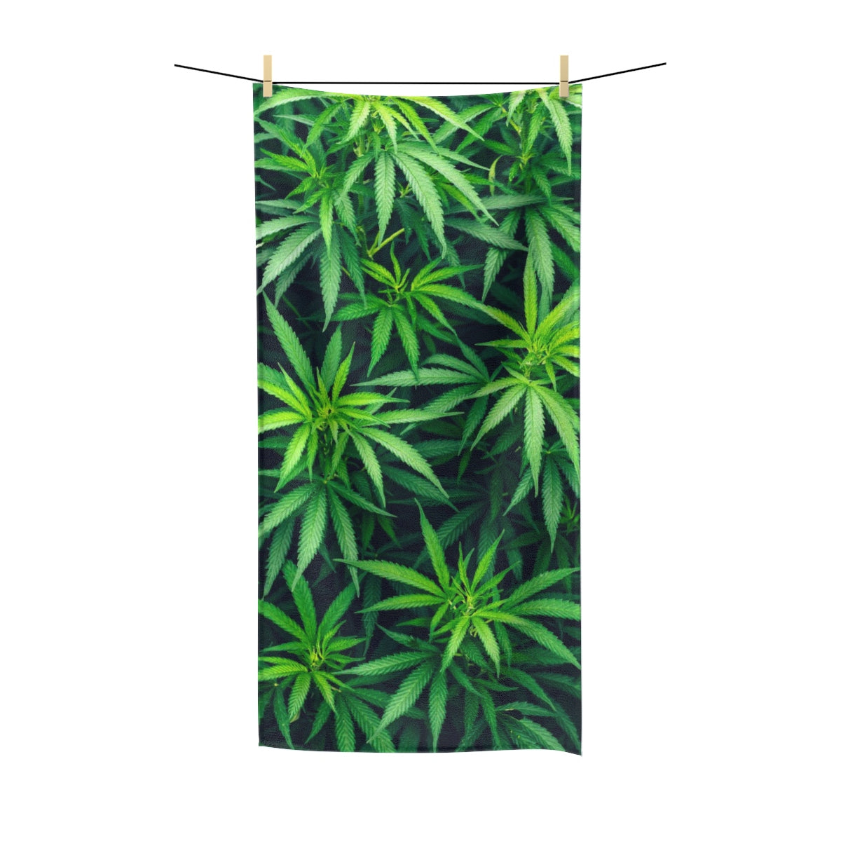 My Cannabis Custom Designed Towel.  A Unique Cannabis Gift For Friends & Family. Cannabis Decor For Your Home.