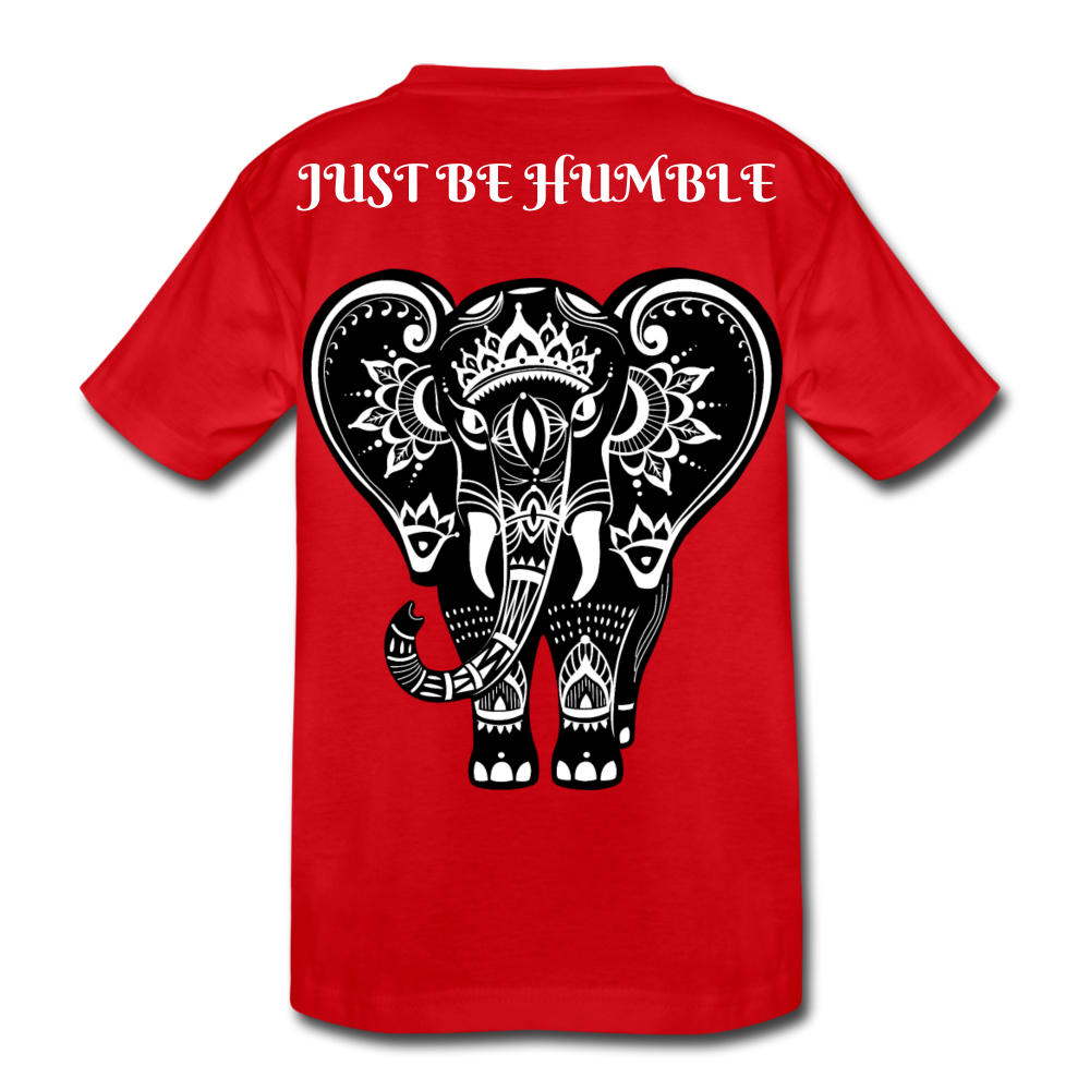 Just Be Kind Just Be Humble Kids' Premium T-Shirt - red