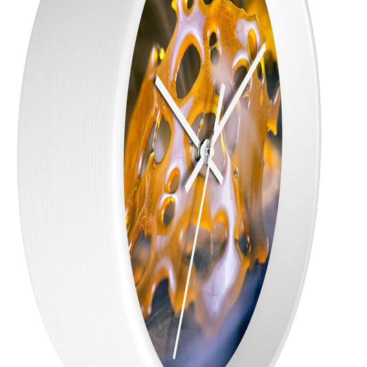 Cannabis Wax Wall clock