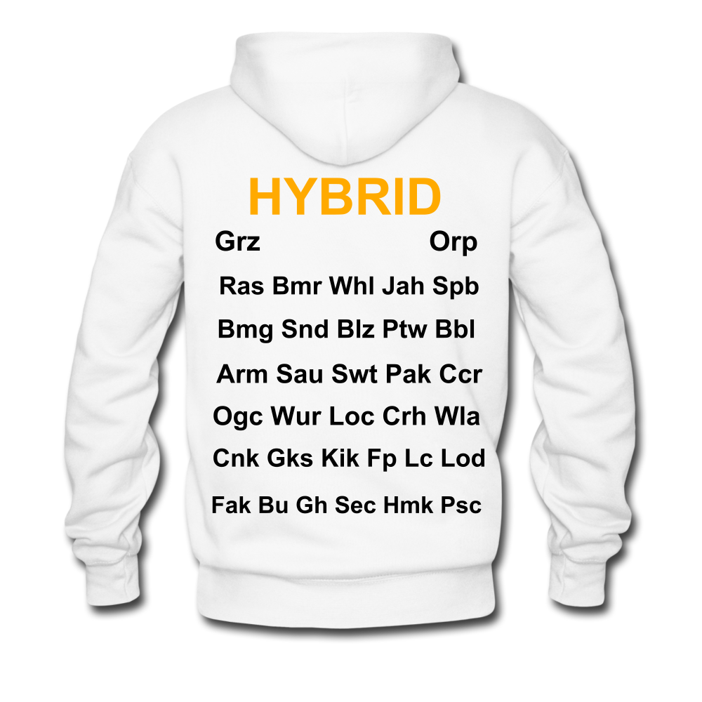 Men's Hoodie - white