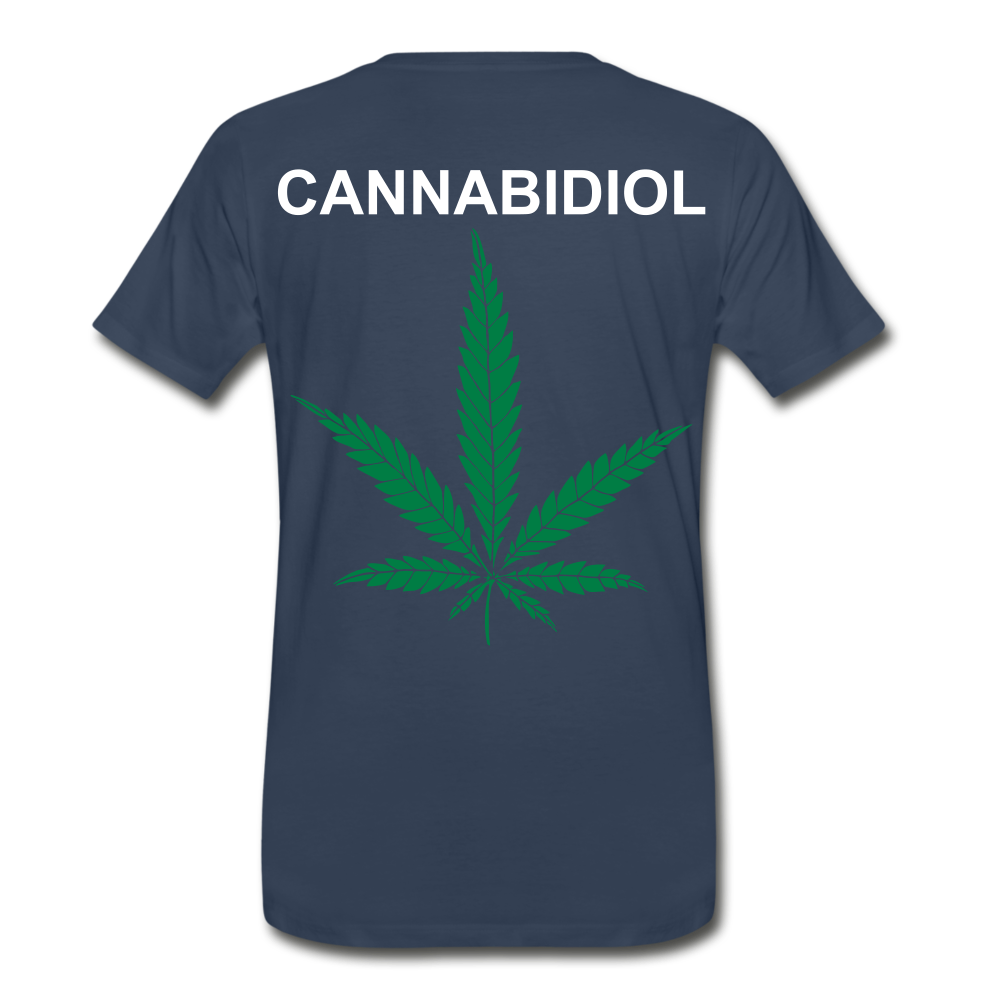 Anxiety Men’s Premium Organic T-Shirt - navy