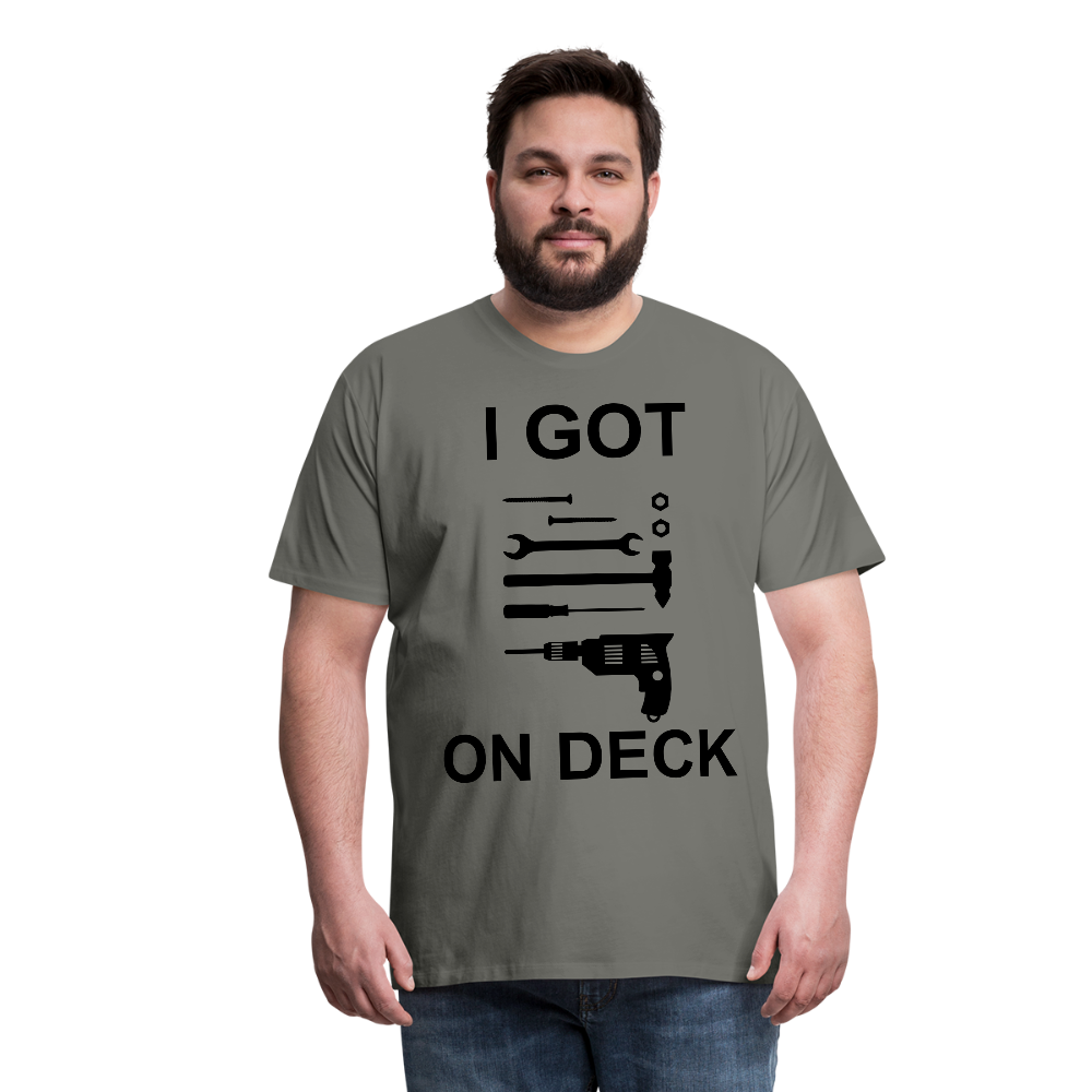 I Got Tools On Deck Men's Organic T-Shirt - asphalt gray