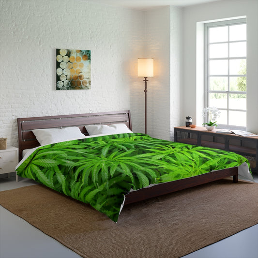 That Green Cannabis Comforter