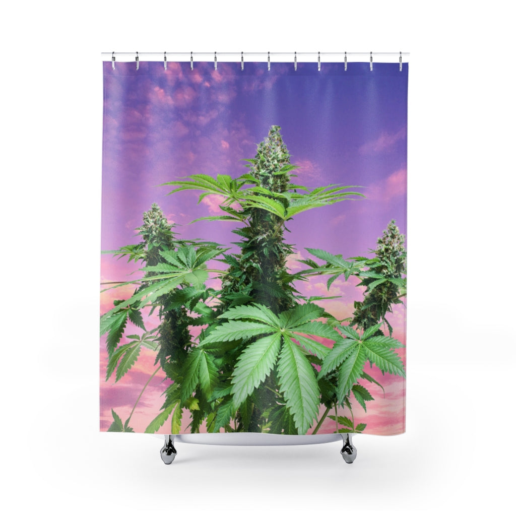 Sono Bella Cannabis Shower Curtain