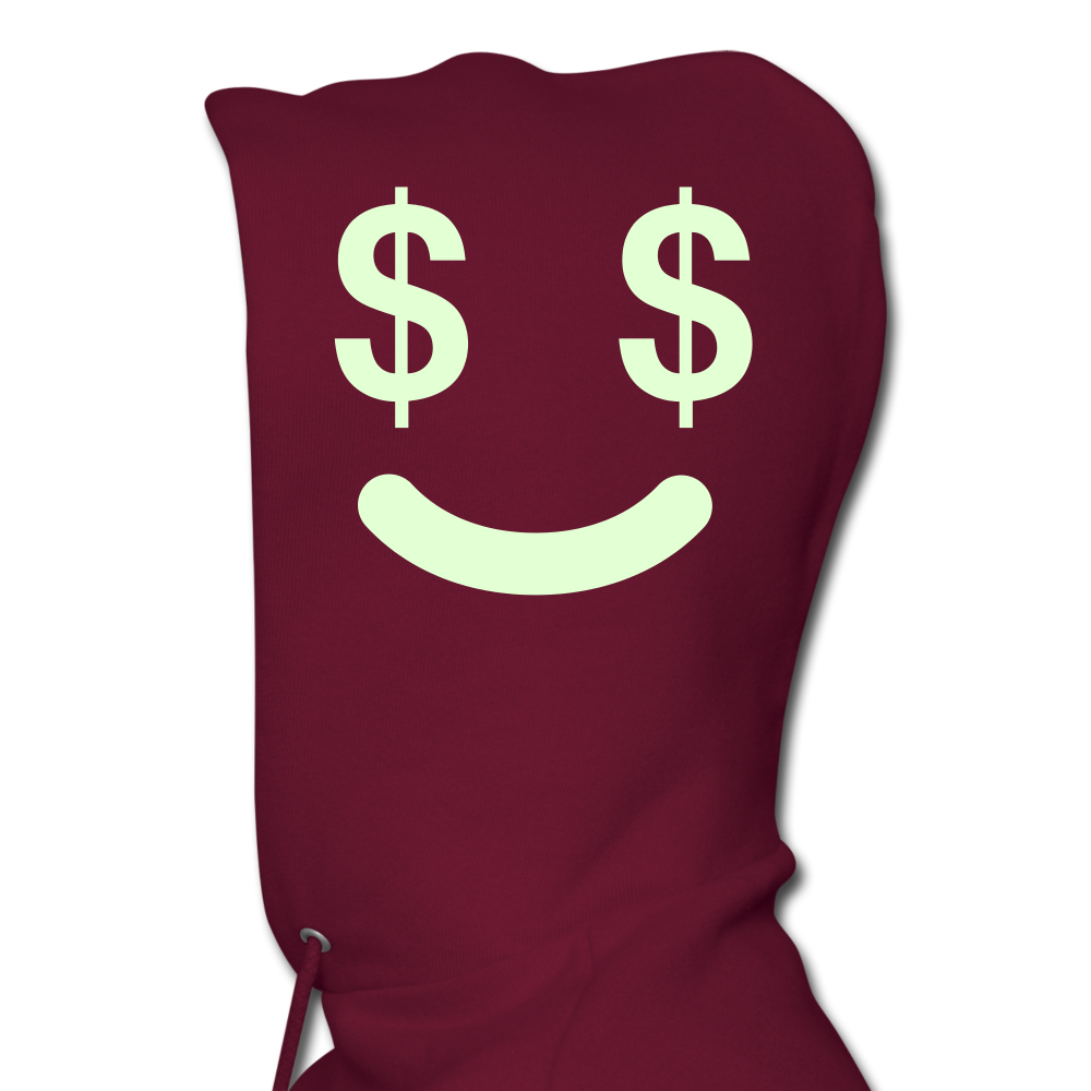 Stop Lacking And Start Stacking Money Men's Hoodie - burgundy