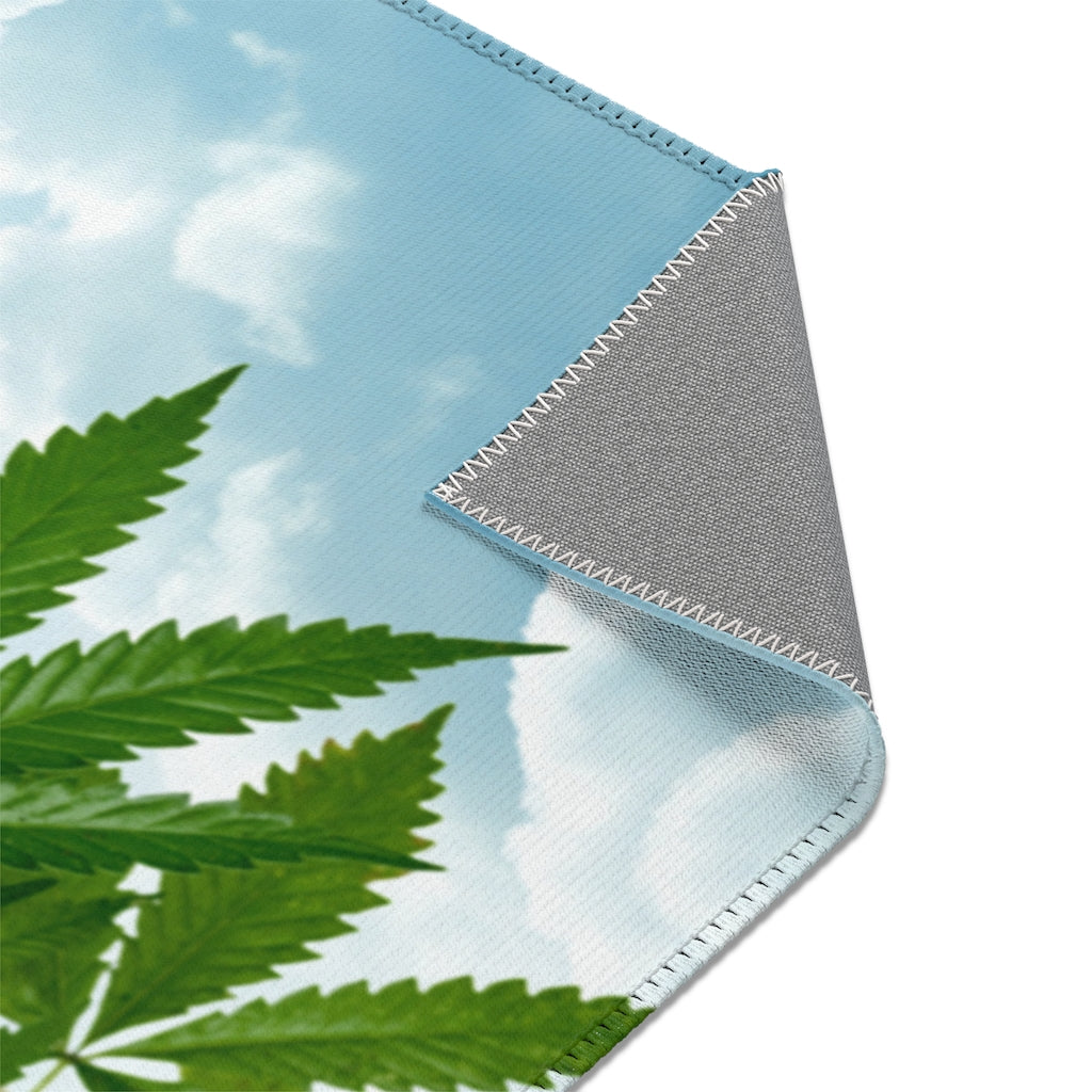Cannabis Tra Le Nuvole Area Rugs