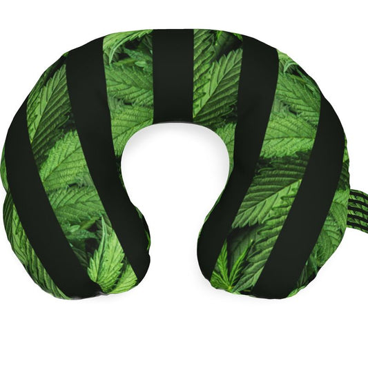 Il Suo Verde Cannabis Neck Pillow