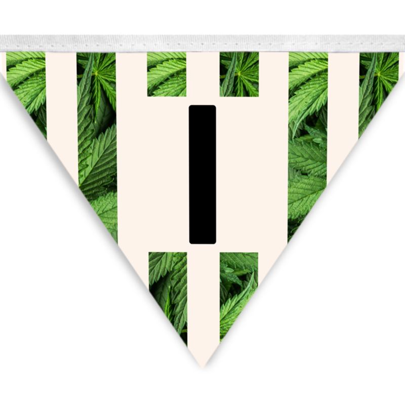 Cannabis Party Banner- Happy Birthday