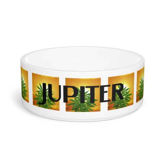 Customizable Cannabis Pet Bowl- Bella Alba Cannabis Pet Bowl