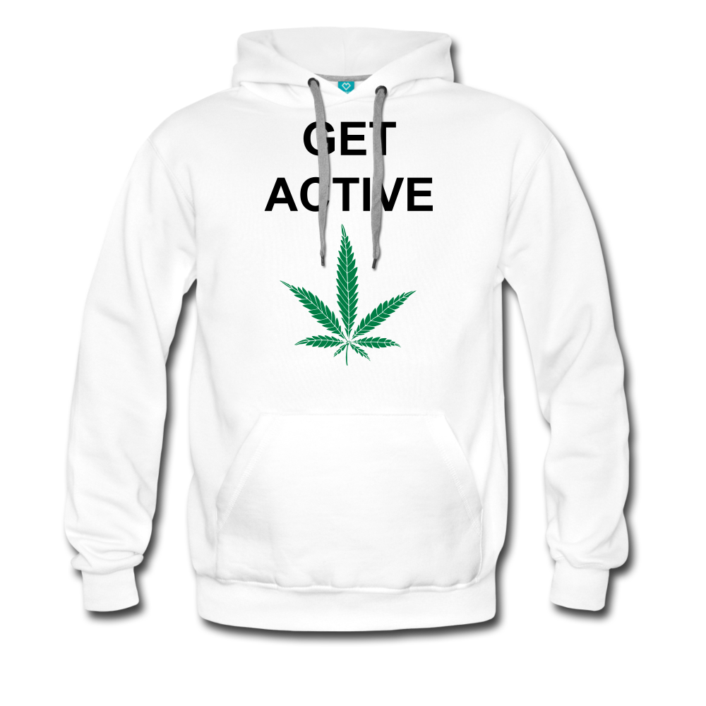 Men’s Premium Hoodie - white