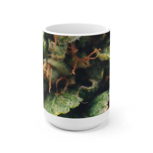 CannaBloom Cannabis White Ceramic Mug