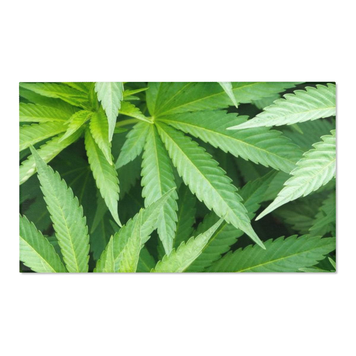 That Green Cannabis Area Rugs