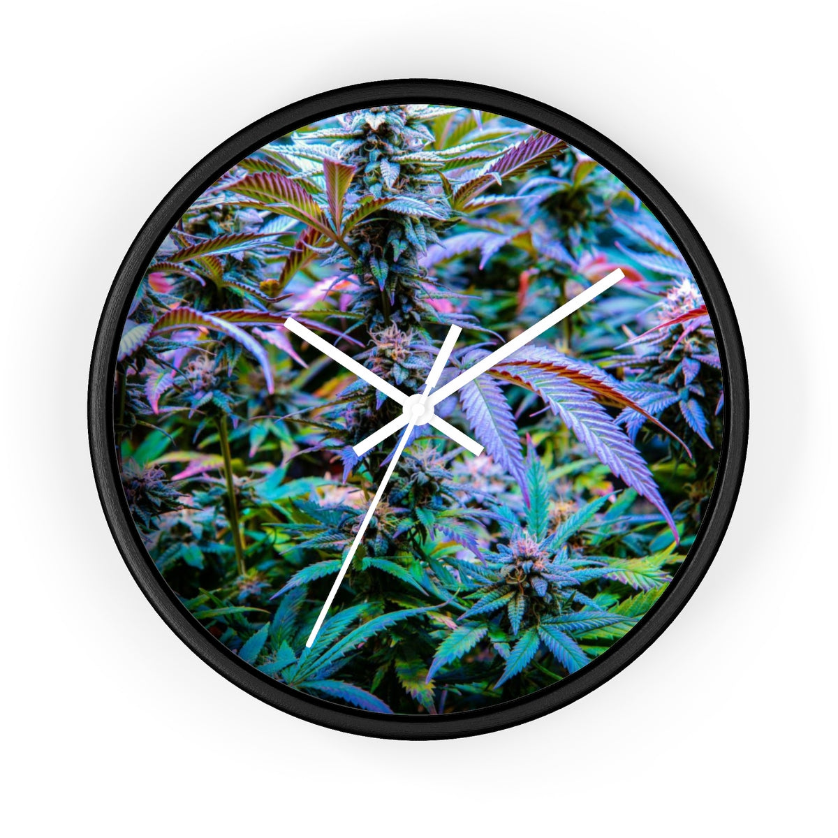 The Rainbow Cannabis Wall Clock