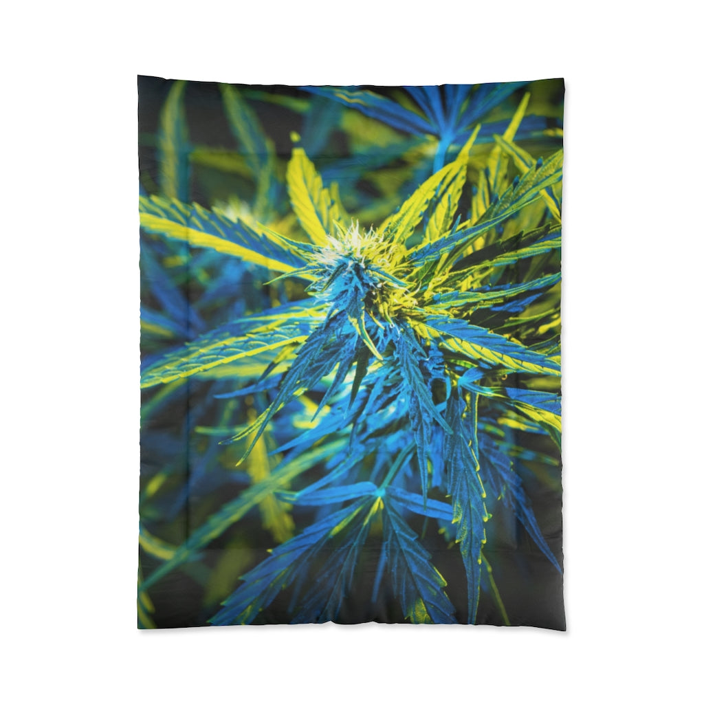 Into The Cannabis Galaxy Comforter